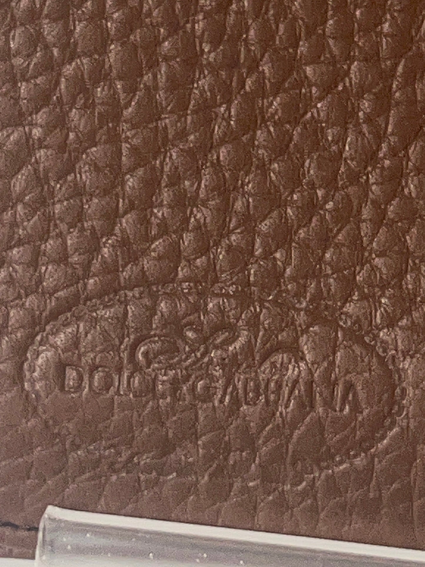 DOLCE & GABBANA Long Wallet Brown Leopard French Flap Leather Bifold Cardholder