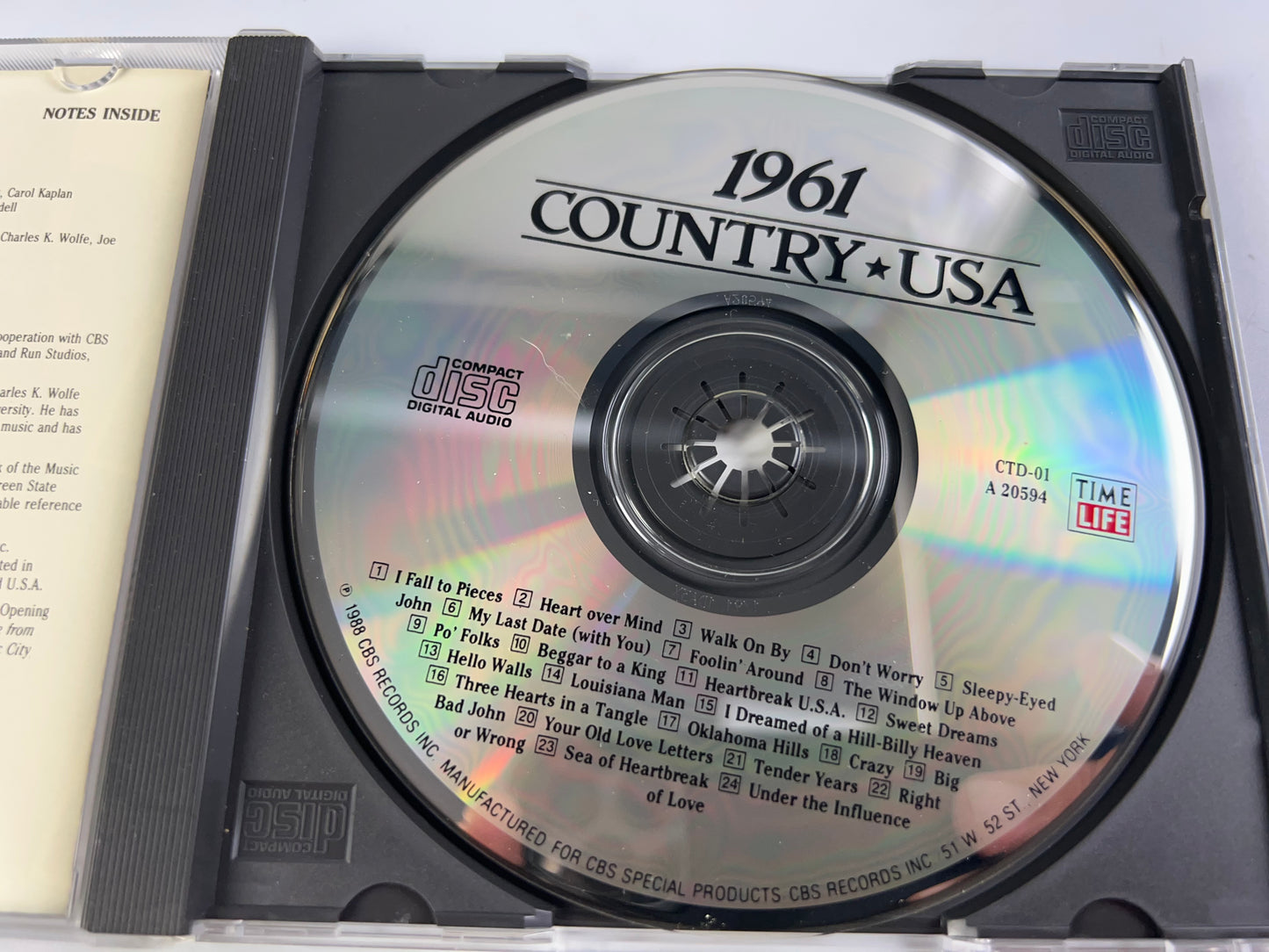 Country USA 1961 by Various Artists CD Time Life Country Music