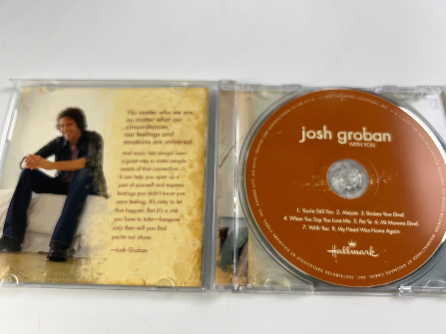 Josh Groban : With You CD