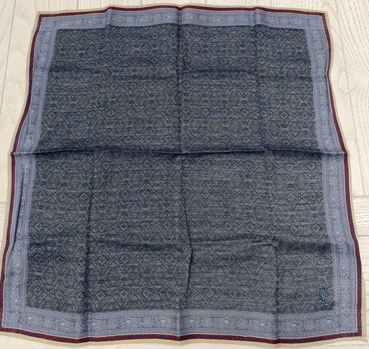 YSL Yves Saint Laurent Handkerchief/Scarf 17x17