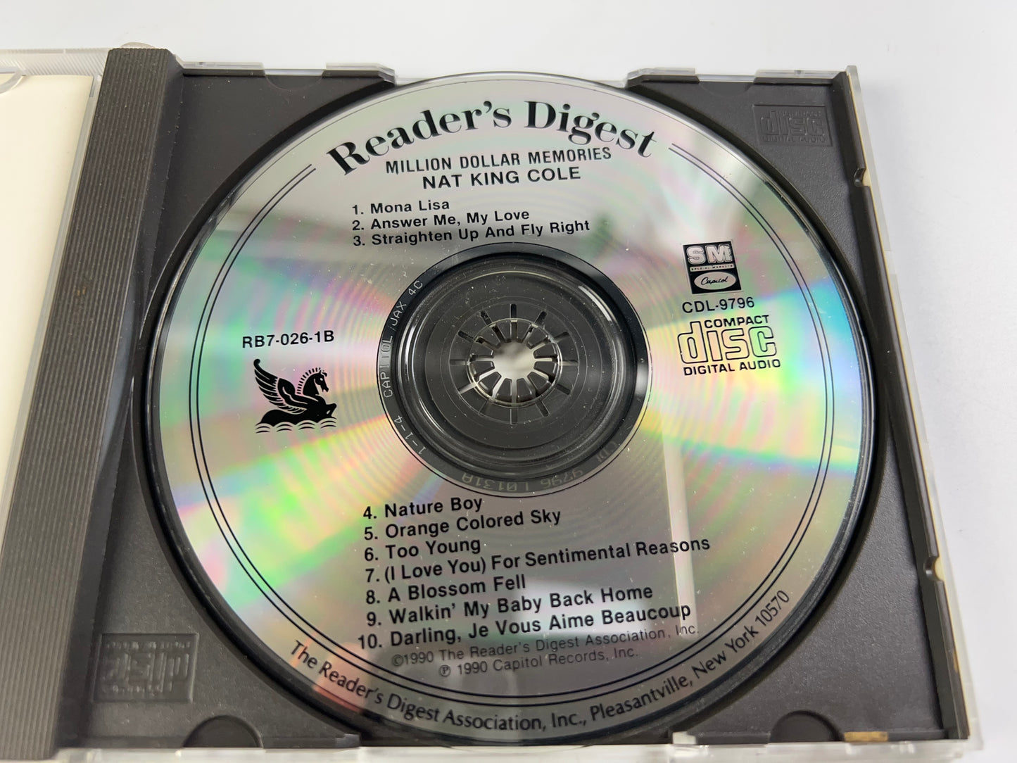 Nat King Cole: Million Dollar Memories (CD, Reader's Digest 1990)