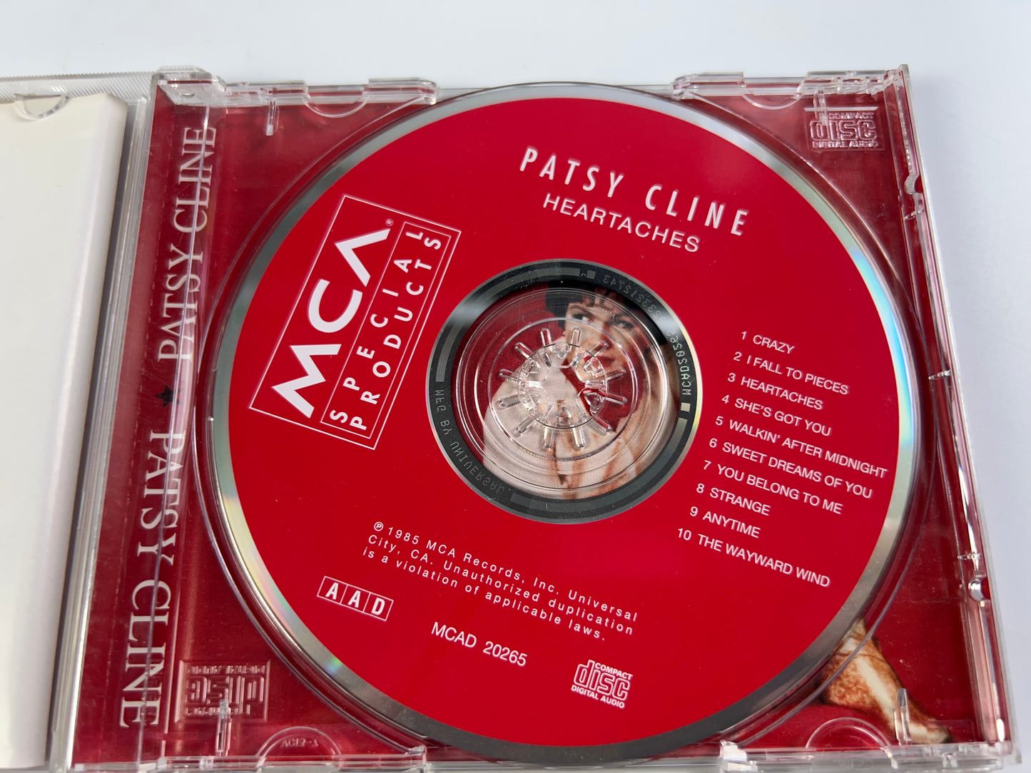 Heartaches [Universal] by Patsy Cline (CD, Jan-1997, Universal Special Products)