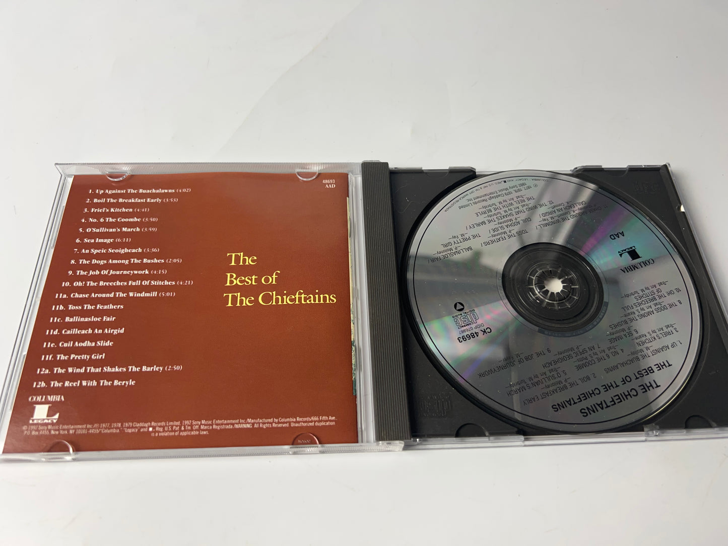 The Best Of The Chieftains (1992 Sony) Audio CD