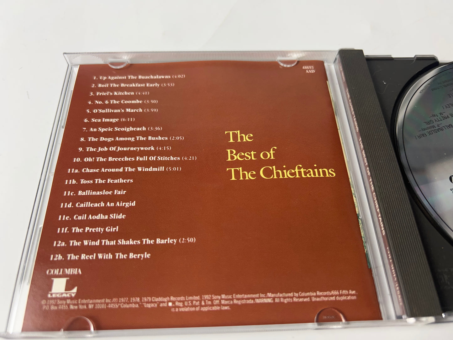 The Best Of The Chieftains (1992 Sony) Audio CD