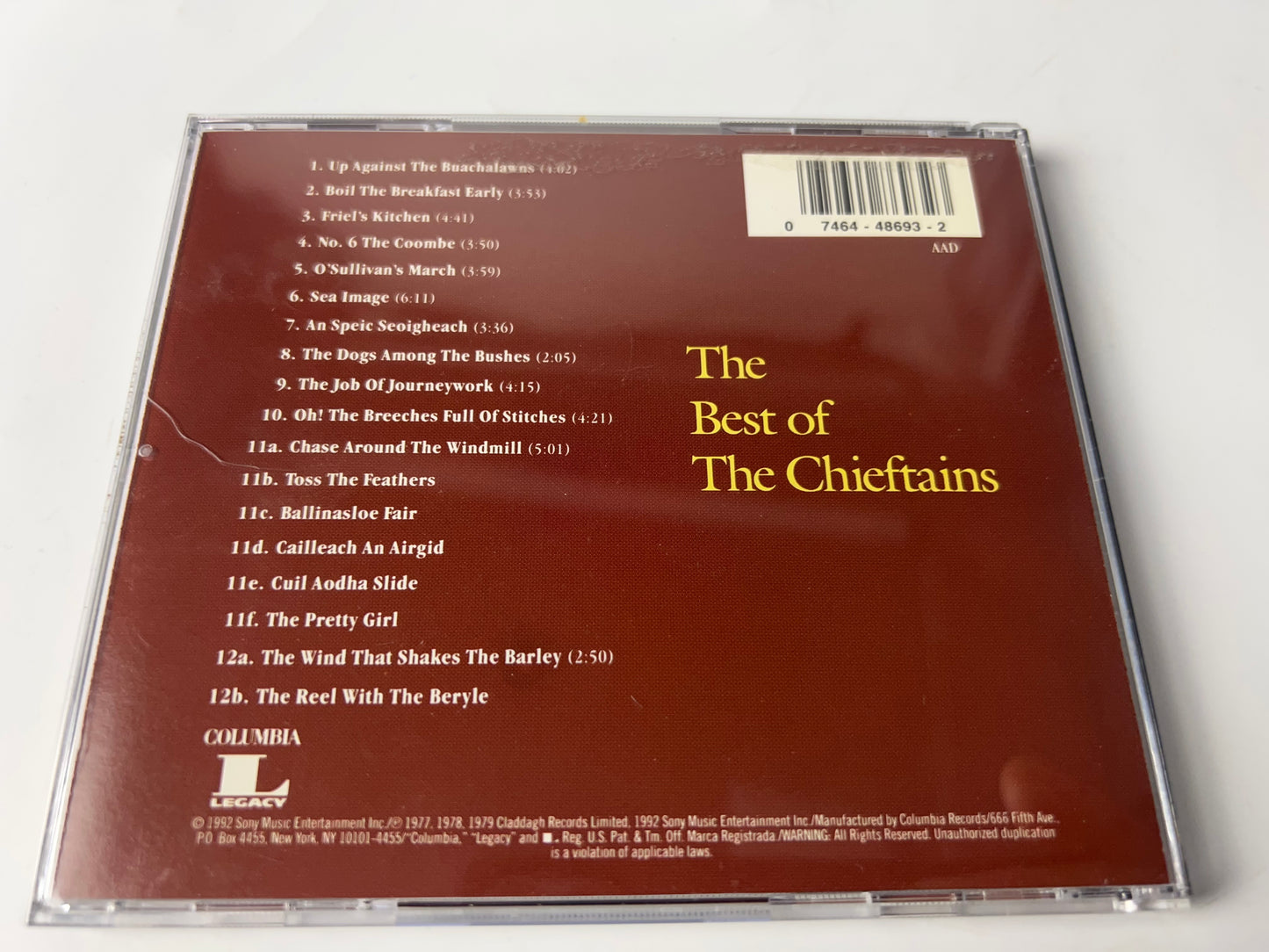 The Best Of The Chieftains (1992 Sony) Audio CD