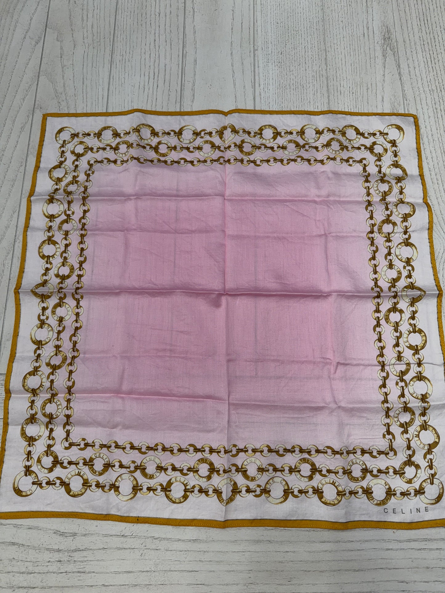CELINE Handkerchief/Scarf 17x17