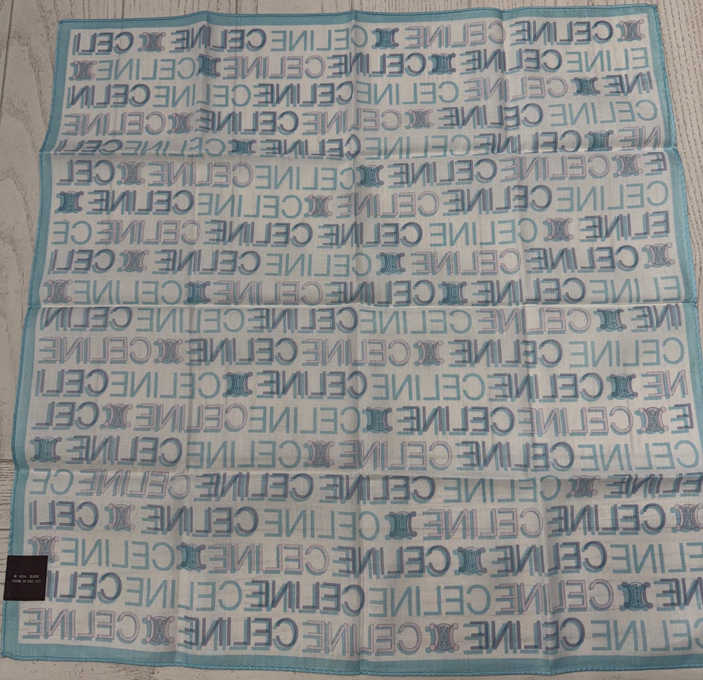 CELINE Handkerchief/Scarf 17x17