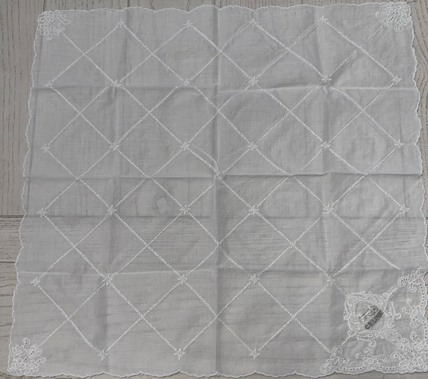 CELINE Handkerchief/Scarf 17x17