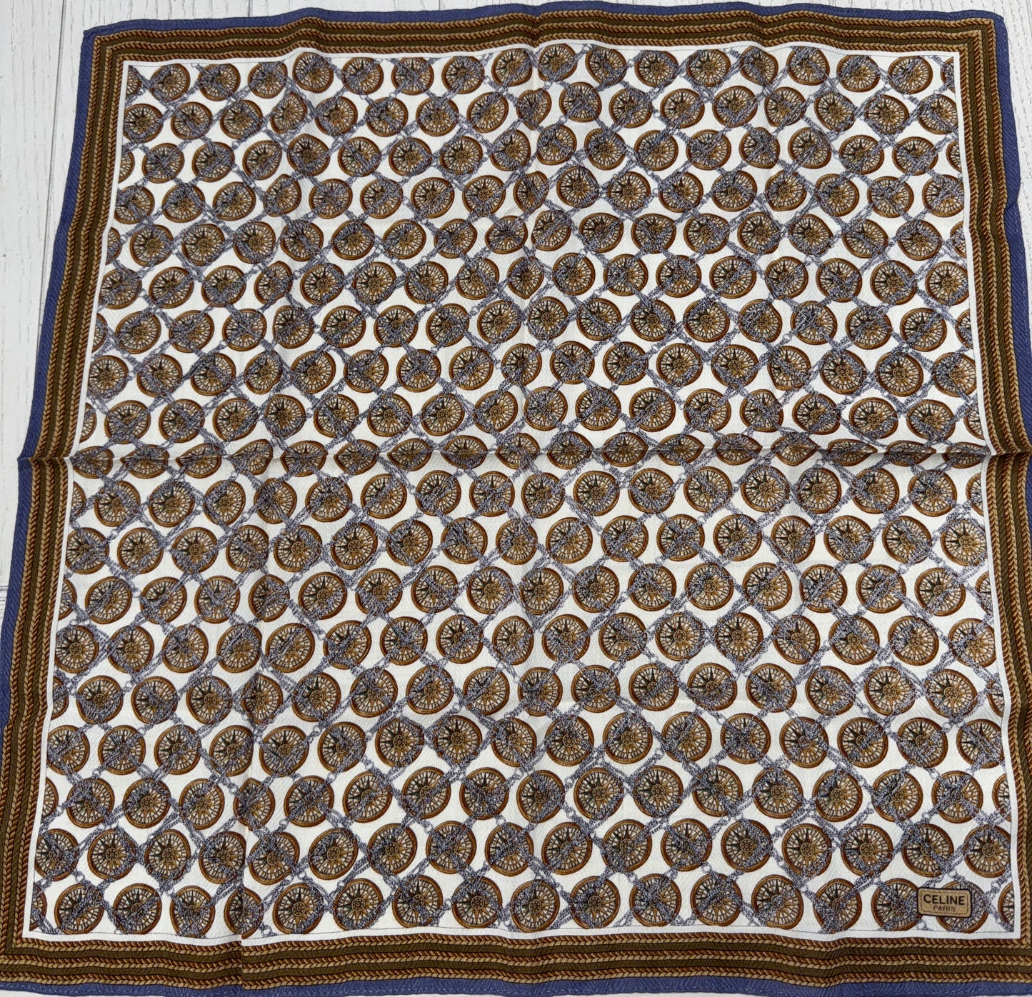 CELINE Handkerchief/Scarf 17x17