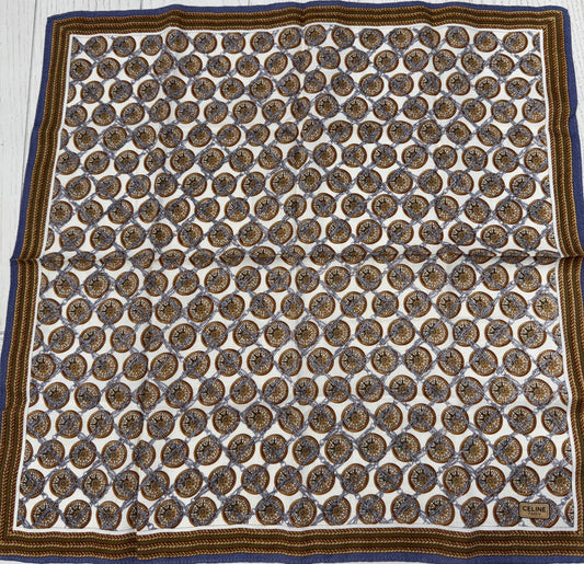 CELINE Handkerchief/Scarf 17x17