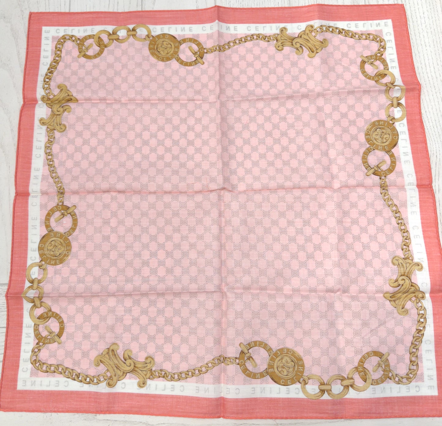 CELINE Handkerchief/Scarf 17x17