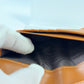 TOD'S Long Wallet Navy Brown Flap Wallet