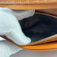 TOD'S Long Wallet Navy Brown Flap Wallet