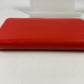 Celine Red Zippy Leather Long Wallet