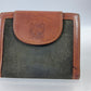 Loewe Brown Hard Suede Leather Bifold Anagram Logo 2-Sided Bifold Wallet