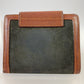 Loewe Brown Hard Suede Leather Bifold Anagram Logo 2-Sided Bifold Wallet