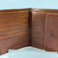 Loewe Brown Hard Suede Leather Bifold Anagram Logo 2-Sided Bifold Wallet