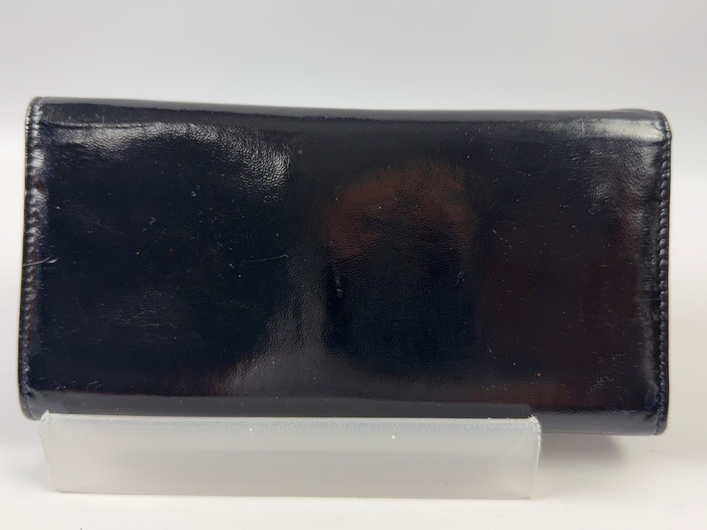 Salvatore Ferragamo Leather Long Wallet Blk