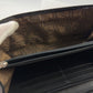 Salvatore Ferragamo Leather Long Wallet Blk