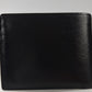 Mila Schon Black Leather Bi Fold Wallet