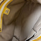 MCM Yellow Vernis Handbag Gold Hardware Tote Bag w/COA