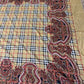 Burberrys Vintage Large Wool/Silk Scarf Shawl Wrap 52x52 in