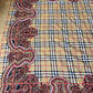 Burberrys Vintage Large Wool/Silk Scarf Shawl Wrap 52x52 in