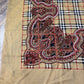 Burberrys Vintage Large Wool/Silk Scarf Shawl Wrap 52x52 in