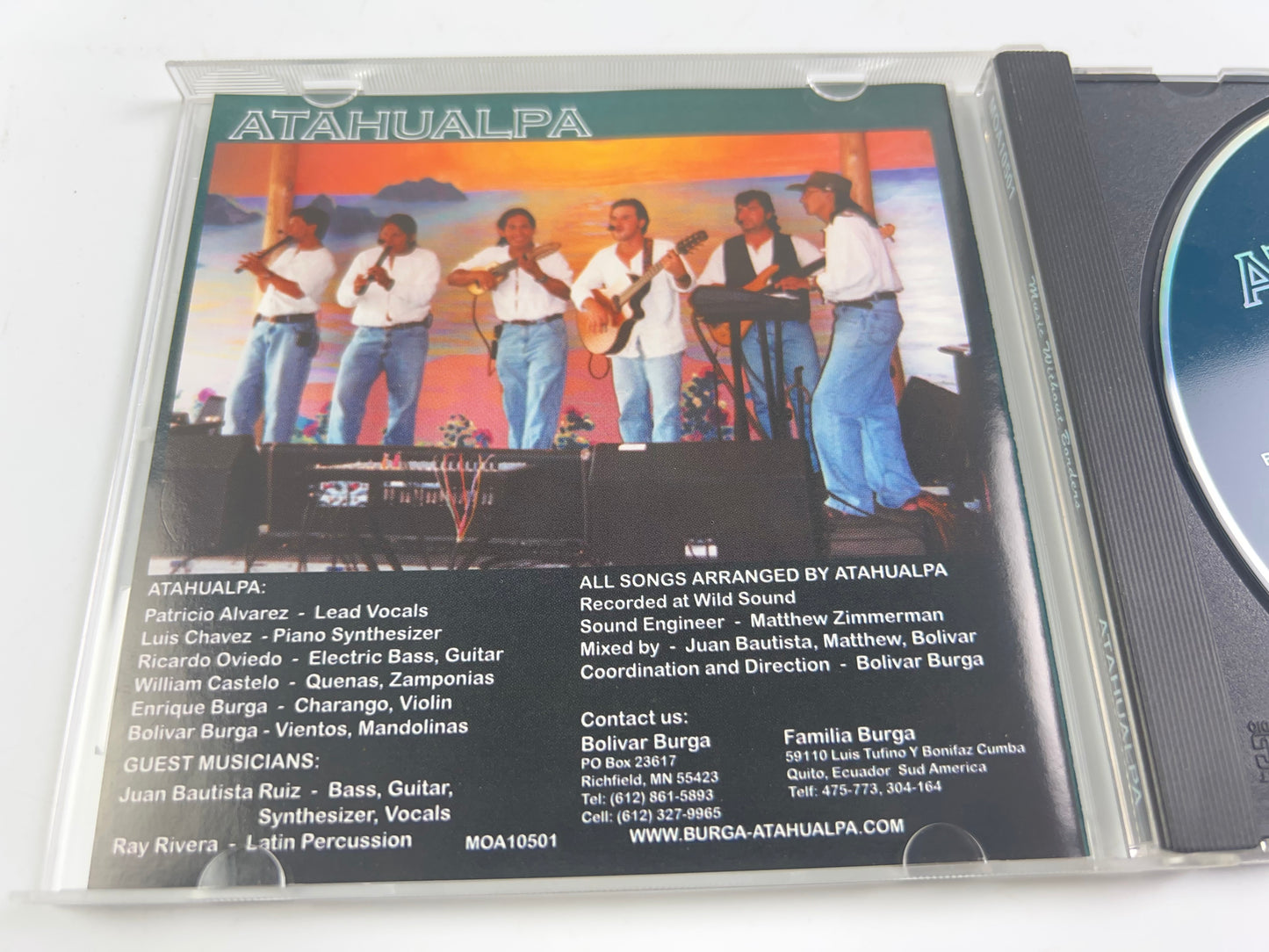 ATAHUALPA - Music Without Borders - CD -