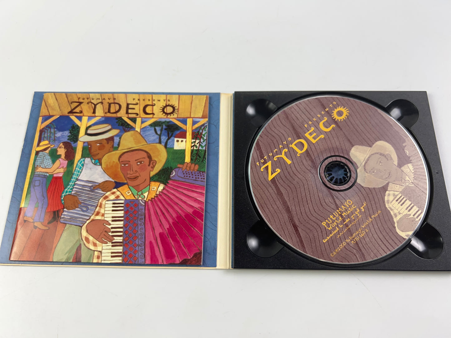 Putumayo Presents Zydeco CD Cajun Jazz 2000s Southwest Louisiana