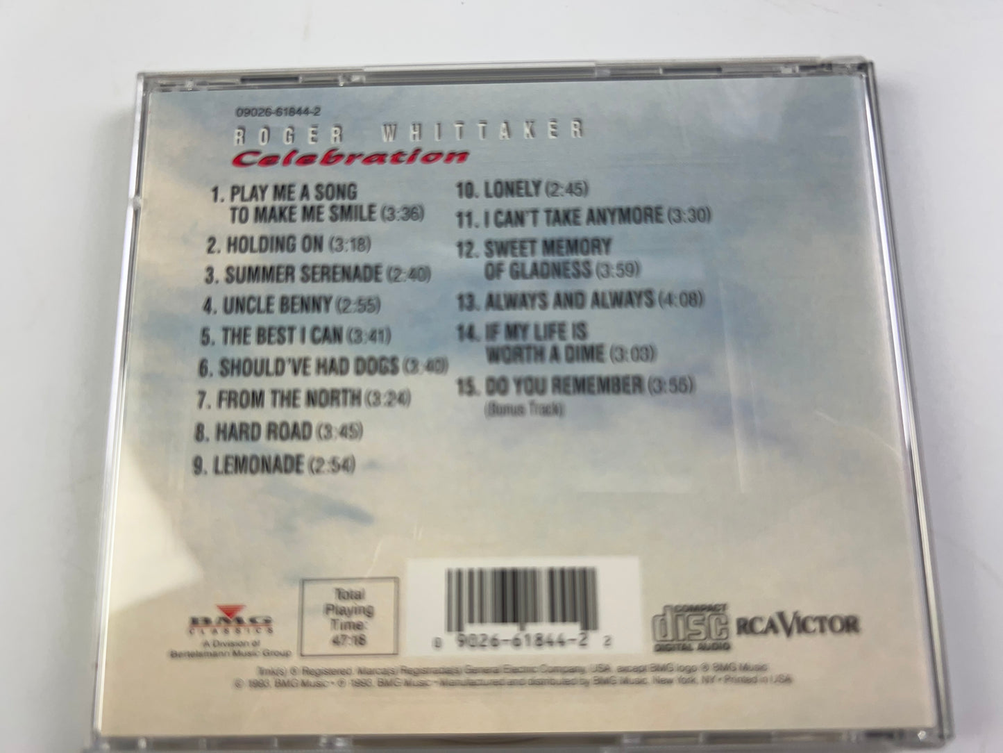 Celebration - Audio CD By Roger Whittaker