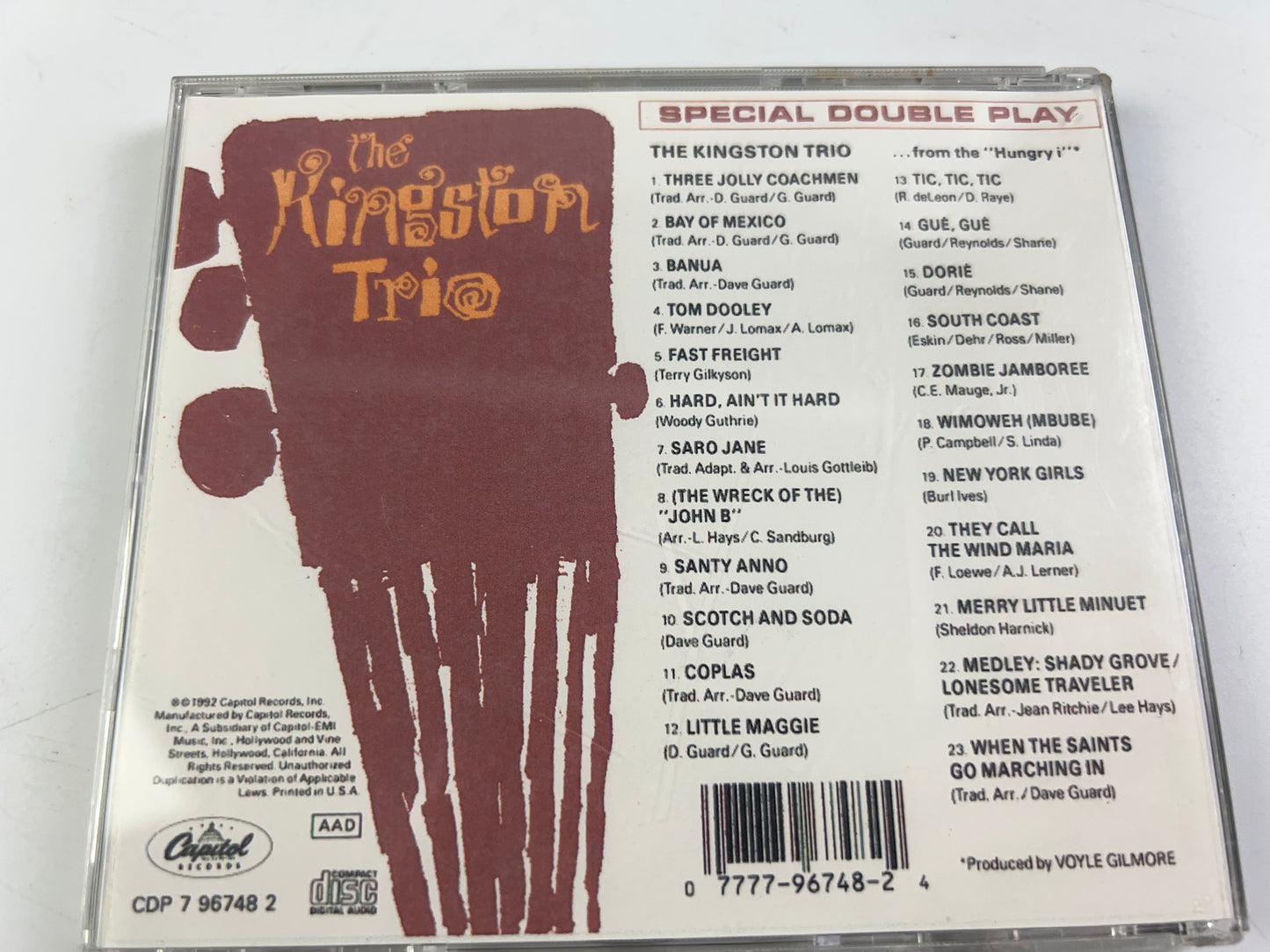 The Kingston Trio/ From the Hungry I Audio CD