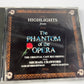 Phantom of Opera Highlights / O.C.R. by Cast Recording (CD, 1990)