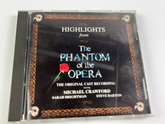 Phantom of Opera Highlights / O.C.R. by Cast Recording (CD, 1990)