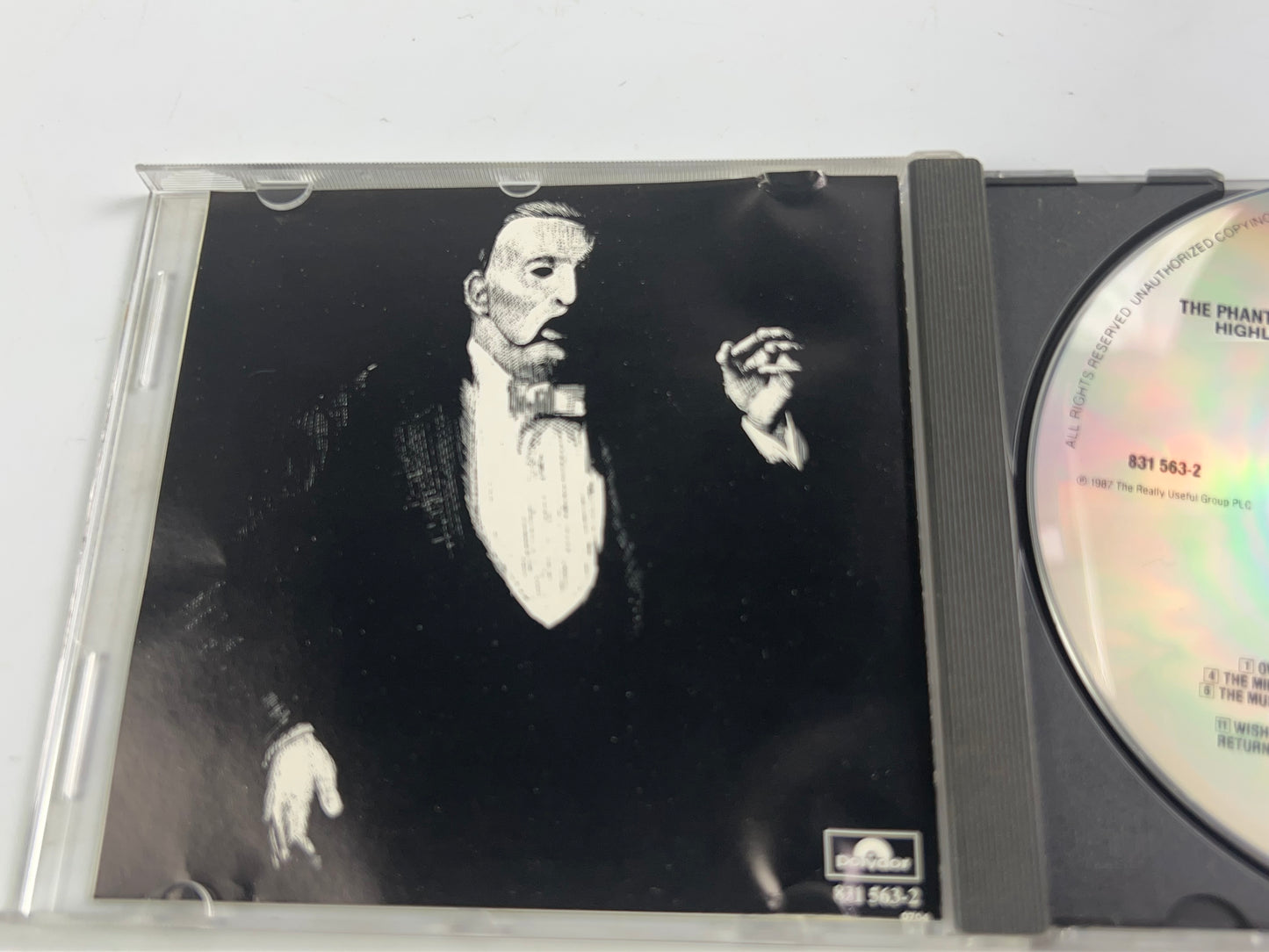 Phantom of Opera Highlights / O.C.R. by Cast Recording (CD, 1990)