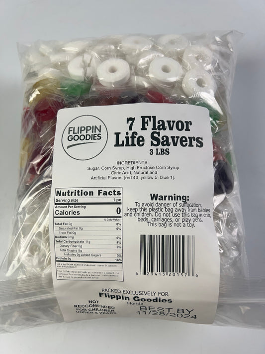 Life Savers 7 Flavors Hard Candy - 3lb Bag