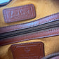 Authentic MCM Visetos Leather Vintage 2Way Travel Boston Bag Cognac B4312