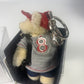 PRADA Bear Keychain 2008 Beijing Olympics Tourist Bag Charm Key Ring 1AR995 with Box