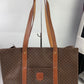 CELINE Macadam Pattern Tote/Shopper Shoulder Bag EUC