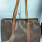 CELINE Macadam Pattern Tote/Shopper Shoulder Bag EUC