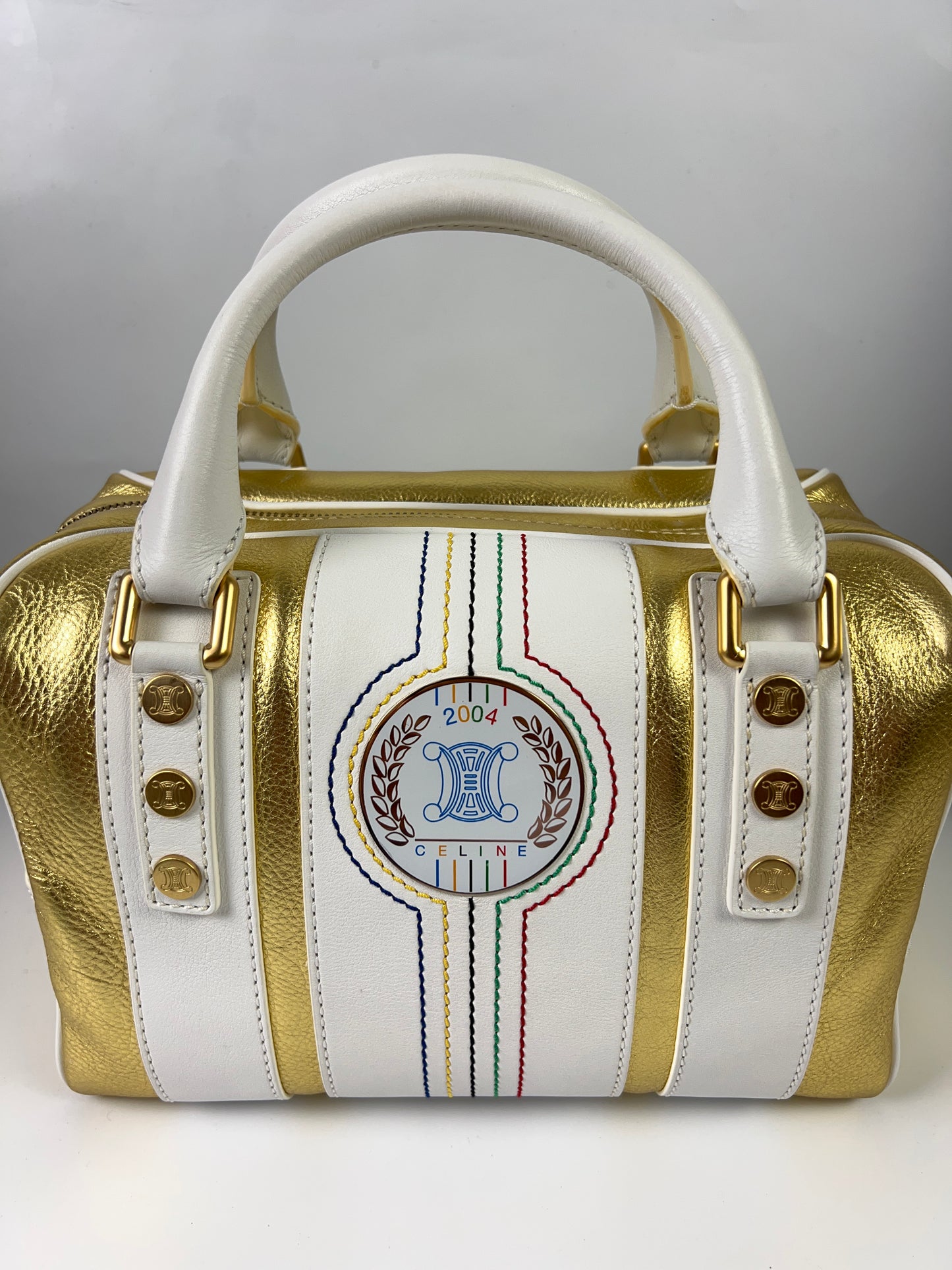 CELINE Handbag 2004 Olympics Limited Edition Boston Bag EUC