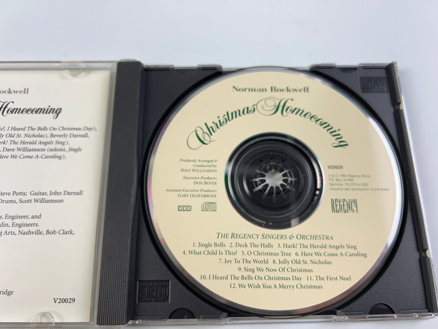 Norman Rockwell Christmas Homecoming CD Regency Singers 1994