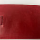 ROLEX Red Leather Bi-Fold Wallet 60.02.03 Montres Geneva