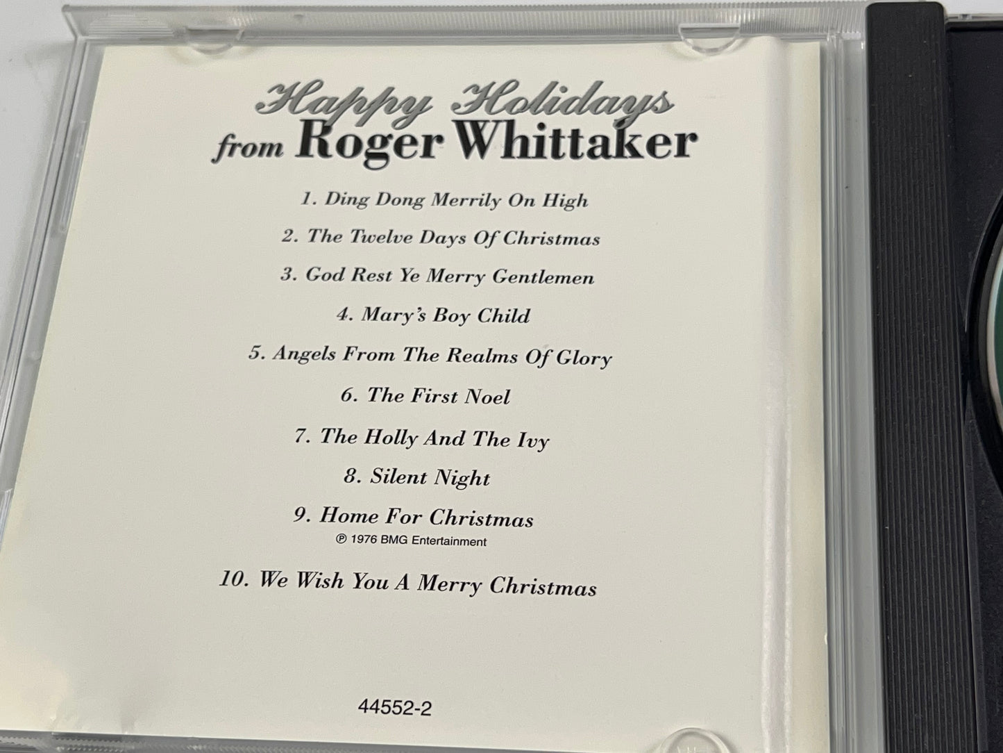 Happy Holidays by Roger Whittaker Christmas CD 2003