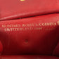 ROLEX Red Leather Bi-Fold Wallet 60.02.03 Montres Geneva