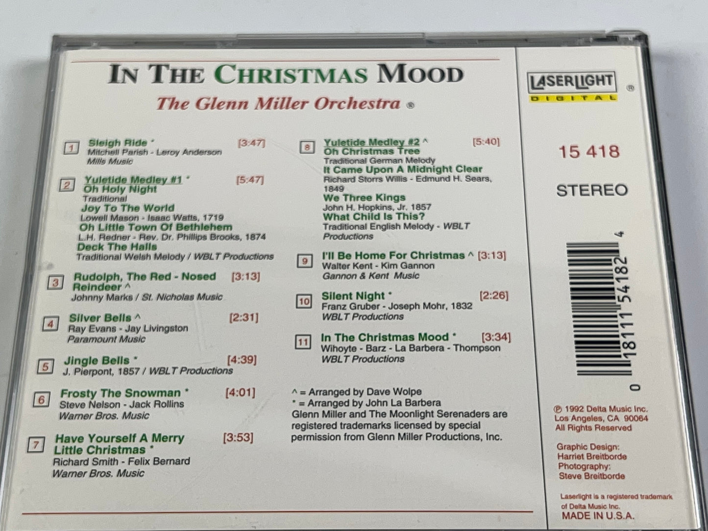 In the Christmas Mood - Audio CD By Glenn Miller & His Orchestra