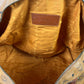 Authentic MCM Visetos Leather 2Way Travel Duffle Bag Brown Z0164 w/Custom Strap