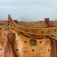 Authentic MCM Visetos Leather 2Way Travel Duffle Bag Brown Z0164 w/Custom Strap