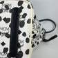 MCM + Loveless Tote & 2nd Bag Black & White Visetos