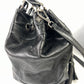 MCM 2WAY Shoulder Bag Handbag Women's Black Leather